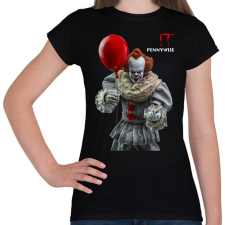 PRINTFASHION pennywise - Női póló - Fekete női póló