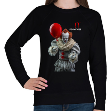 PRINTFASHION pennywise - Női pulóver - Fekete