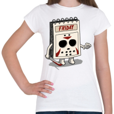 PRINTFASHION Péntek - Női póló - Fehér