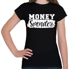 PRINTFASHION Pénzes páros - pénz szóró 2 - Női póló - Fekete