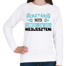 PRINTFASHION Pénztáros vagyok - Női pulóver - Fehér női pulóver, kardigán