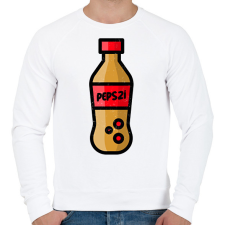 PRINTFASHION PEPSZI - Férfi pulóver - Fehér férfi pulóver, kardigán