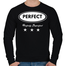 PRINTFASHION PERFECT - Férfi pulóver - Fekete