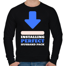 PRINTFASHION PERFECT HUSBAND PACK - Férfi pulóver - Fekete férfi pulóver, kardigán