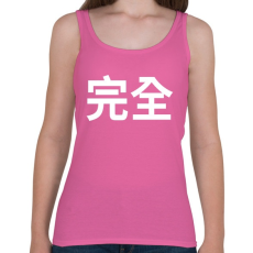 PRINTFASHION Perfect white - Női atléta - Rózsaszín