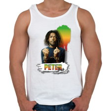 PRINTFASHION Peter Tosh - reggae - Férfi atléta - Fehér atléta, trikó