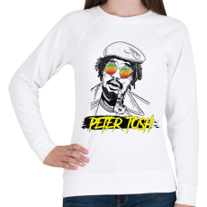 PRINTFASHION Peter Tosh - Reggae - Női pulóver - Fehér