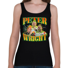 PRINTFASHION Peter Wright - darts - Női atléta - Fekete női trikó