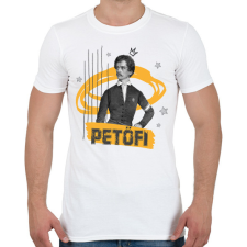 PRINTFASHION Petőfi Sándor - Férfi póló - Fehér férfi póló