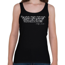 PRINTFASHION Petőfi Sándor - Szeptember végén - Női atléta - Fekete