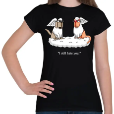 PRINTFASHION Pets heaven  - Női póló - Fekete