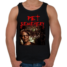 PRINTFASHION PETSEMETERY - Férfi atléta - Fekete
