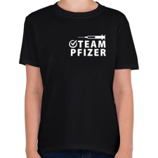 PRINTFASHION Pfizer Team - Gyerek póló - Fekete gyerek póló