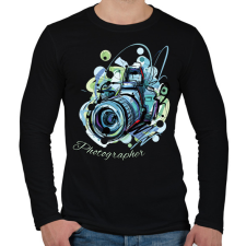 PRINTFASHION photographer - Férfi hosszú ujjú póló - Fekete férfi póló