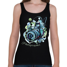 PRINTFASHION photographer - Női atléta - Fekete