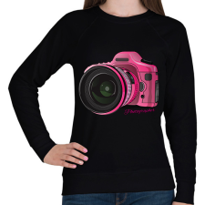 PRINTFASHION photographer - Női pulóver - Fekete női pulóver, kardigán