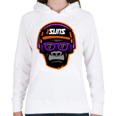 PRINTFASHION PHx Suns - Női kapucnis pulóver - Fehér