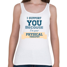 PRINTFASHION PHYSICAL THERAPIST - Női atléta - Fehér