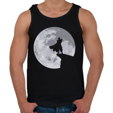 PRINTFASHION Piccolo - Férfi atléta - Fekete atléta, trikó