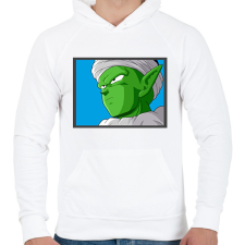 PRINTFASHION PICCOLO - Férfi kapucnis pulóver - Fehér férfi pulóver, kardigán