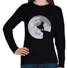 PRINTFASHION Piccolo - Női pulóver - Fekete női pulóver, kardigán