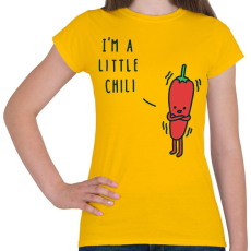 PRINTFASHION Pici Chili - Női póló - Sárga