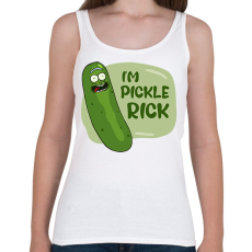 PRINTFASHION Pickle Rick - Női atléta - Fehér