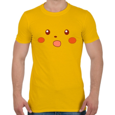 PRINTFASHION Pikachu meme - Férfi póló - Sárga férfi póló