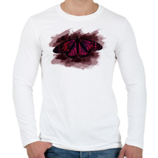 PRINTFASHION pillangó1 - Férfi hosszú ujjú póló - Fehér férfi póló