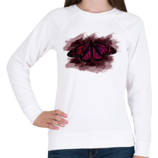 PRINTFASHION pillangó1 - Női pulóver - Fehér