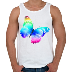 PRINTFASHION Pillangó - Férfi atléta - Fehér
