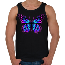 PRINTFASHION Pillangó - Férfi atléta - Fekete