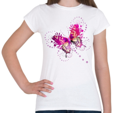 PRINTFASHION Pillangó - Női póló - Fehér női póló