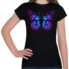 PRINTFASHION Pillangó - Női póló - Fekete