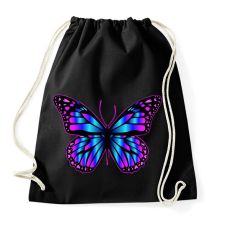 PRINTFASHION Pillangó - Sportzsák, Tornazsák - Fekete tornazsák