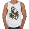 PRINTFASHION Pin up - Férfi atléta - Fehér