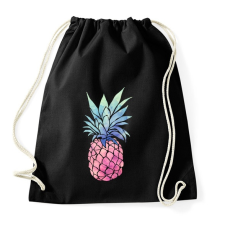 PRINTFASHION Pineapple - Sportzsák, Tornazsák - Fekete tornazsák