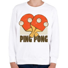 PRINTFASHION Ping Pong - Gyerek pulóver - Fehér gyerek pulóver, kardigán