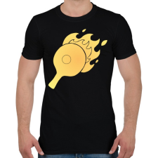 PRINTFASHION pingpong - Férfi póló - Fekete férfi póló
