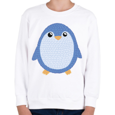 PRINTFASHION Pingvin - Gyerek pulóver - Fehér