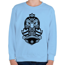 PRINTFASHION Pingvin - Gyerek pulóver - Világoskék