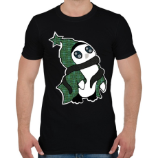 PRINTFASHION pingvin_zöld - Férfi póló - Fekete