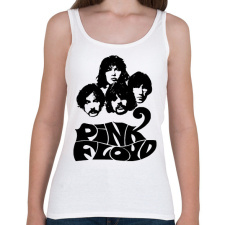 PRINTFASHION pink floyd bw - Női atléta - Fehér női trikó