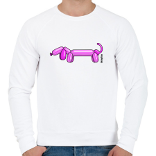 PRINTFASHION Pink lufitacskó - Férfi pulóver - Fehér férfi pulóver, kardigán