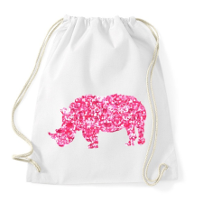 PRINTFASHION Pink orrszarvú - Sportzsák, Tornazsák - Fehér tornazsák
