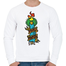 PRINTFASHION Pinky Promise - Férfi pulóver - Fehér