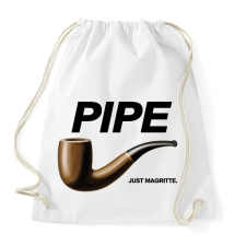 PRINTFASHION Pipe- Nike - Sportzsák, Tornazsák - Fehér tornazsák