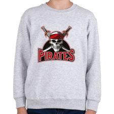 PRINTFASHION Pirates Logó - Gyerek pulóver - Sport szürke gyerek pulóver, kardigán