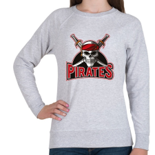 PRINTFASHION Pirates Logó - Női pulóver - Sport szürke női pulóver, kardigán