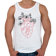 PRINTFASHION piros&fekete 1 - Férfi atléta - Fehér atléta, trikó